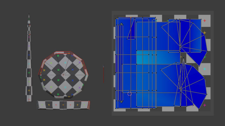 Day 120: Archery Target UV Mapped (WoW PS1)